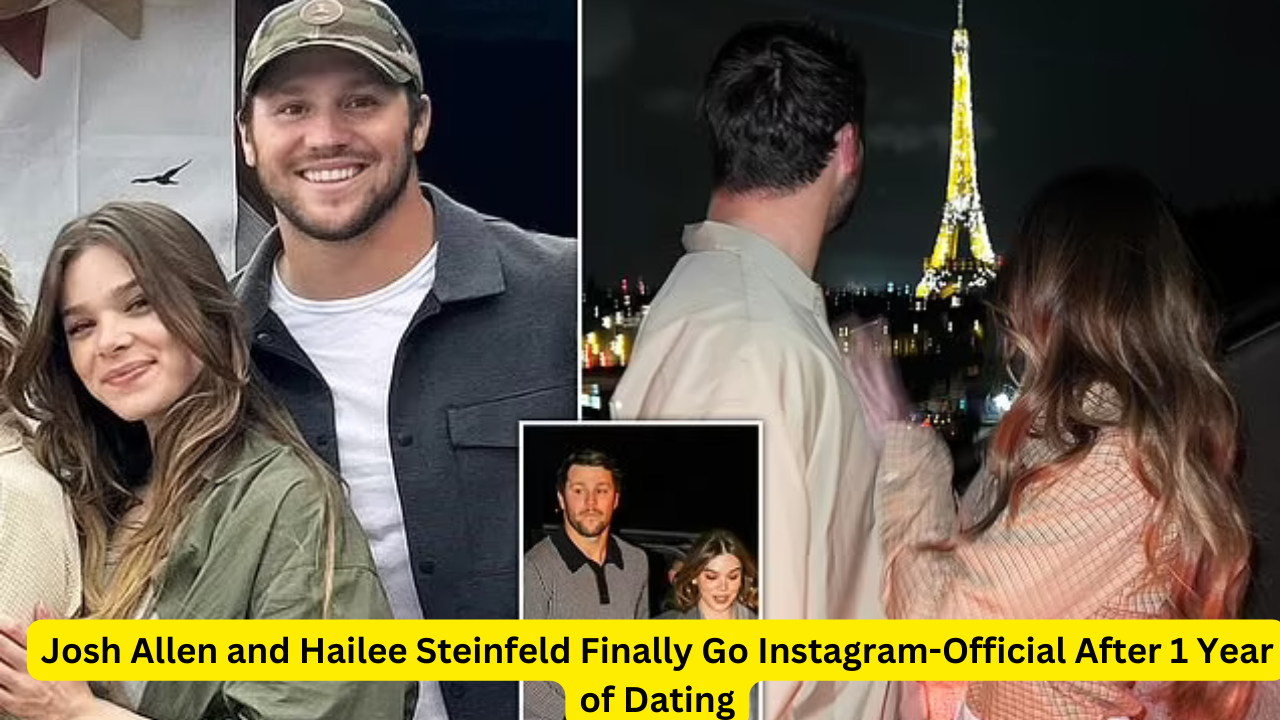 Josh Allen and Hailee Steinfeld