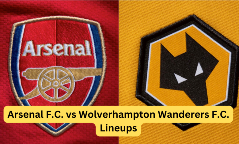 Arsenal F.C. vs Wolverhampton Wanderers F.C. Lineups