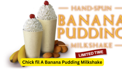 Chick fil A Banana Pudding Milkshake