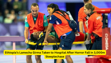 Ethiopia’s Lamecha Girma Taken to Hospital After Horror Fall in 3,000m Steeplechase