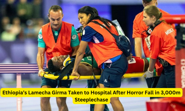 Ethiopia’s Lamecha Girma Taken to Hospital After Horror Fall in 3,000m Steeplechase