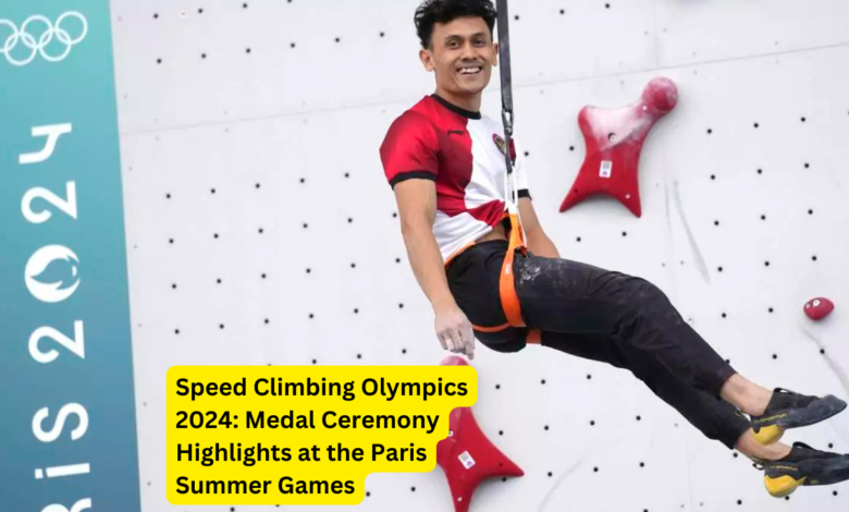 Speed Climbing Olympics 2024