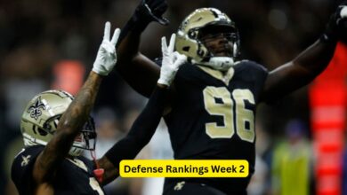 Defense Rankings Week 2